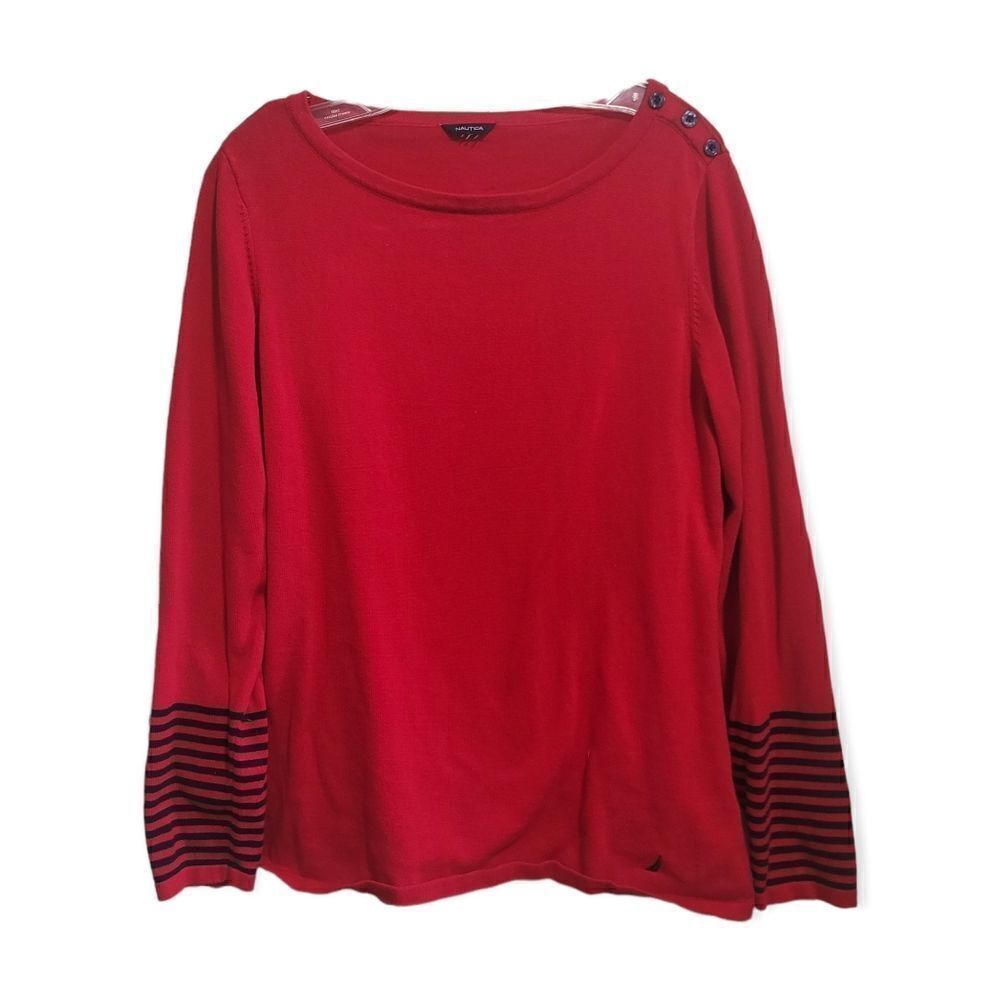 Nautica red sweater 